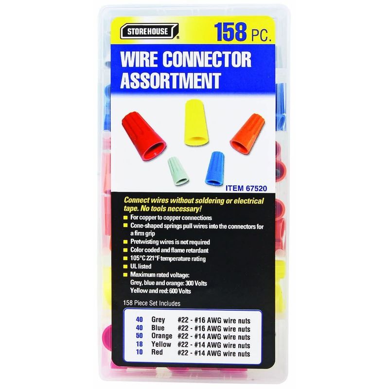 158 Pc Wire Connector Assortment