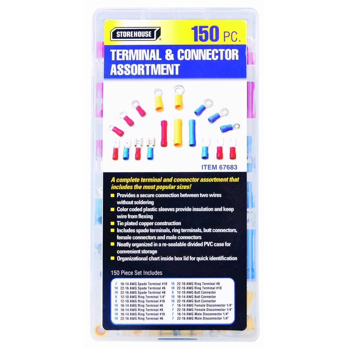 150 Pc Terminal and Connector Set