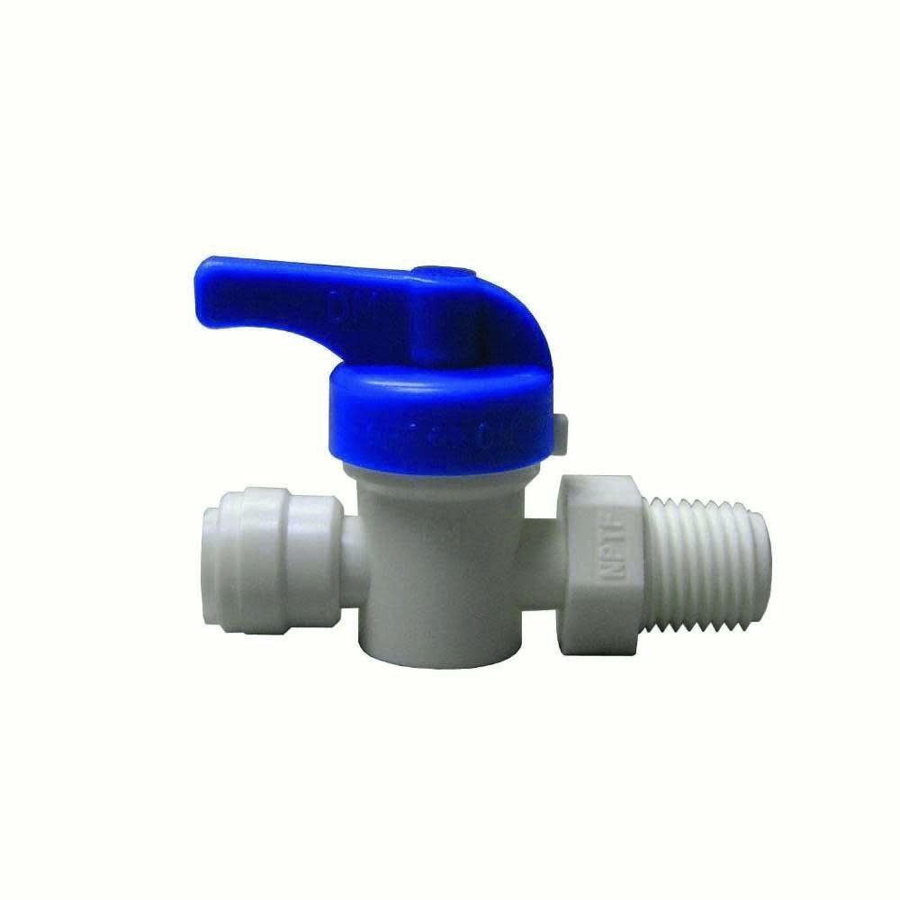 Quick Connect 3/8 in. x 3/8 in. Plastic MIP Straight Valve
