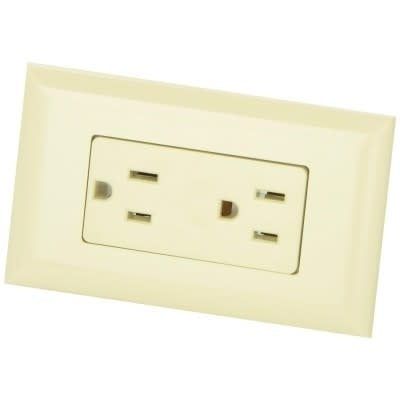 DPLX RECEPTACLE-IVORY