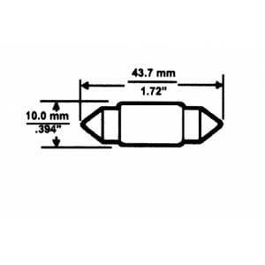 211 BULB CARD OF 2 54755