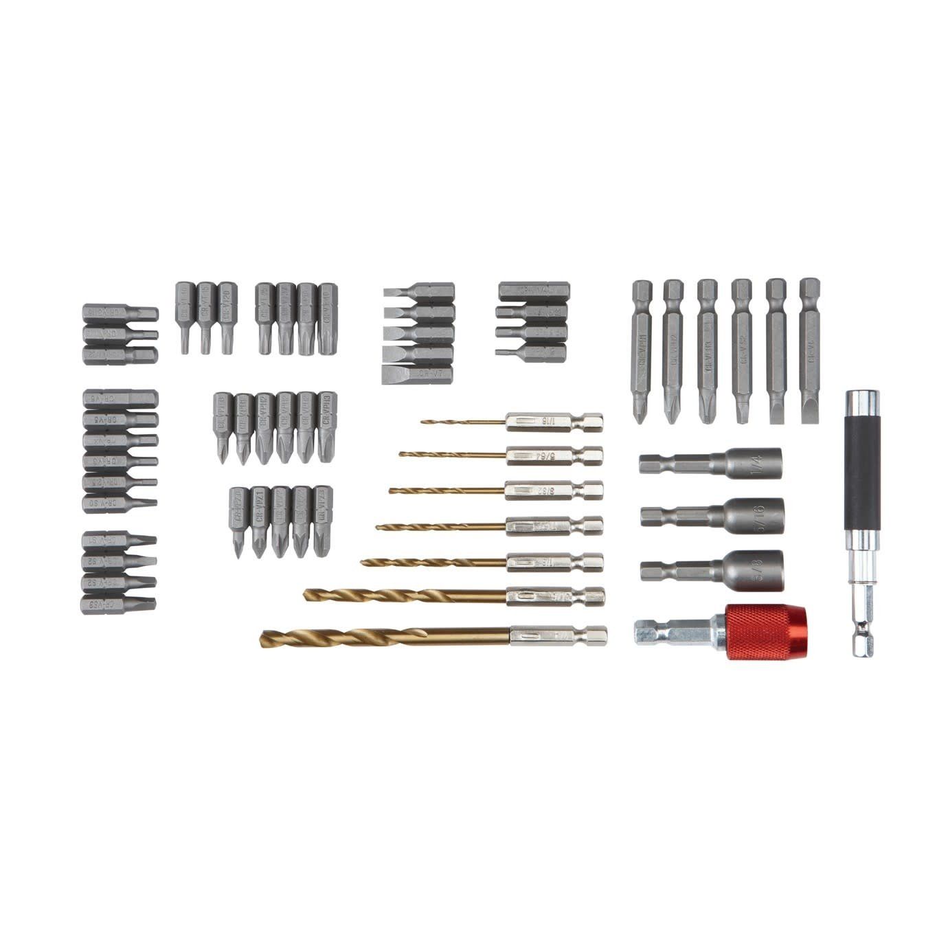 58 Pc Quick Release Drill and Driver Bit Set