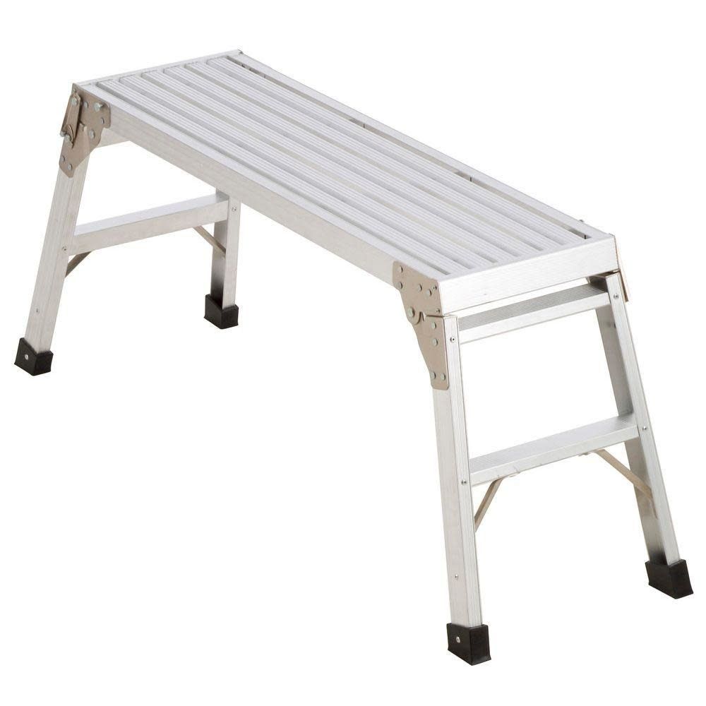 39-1/2 in. x 12 in. x 20-9/16 in. Aluminum Work Platform