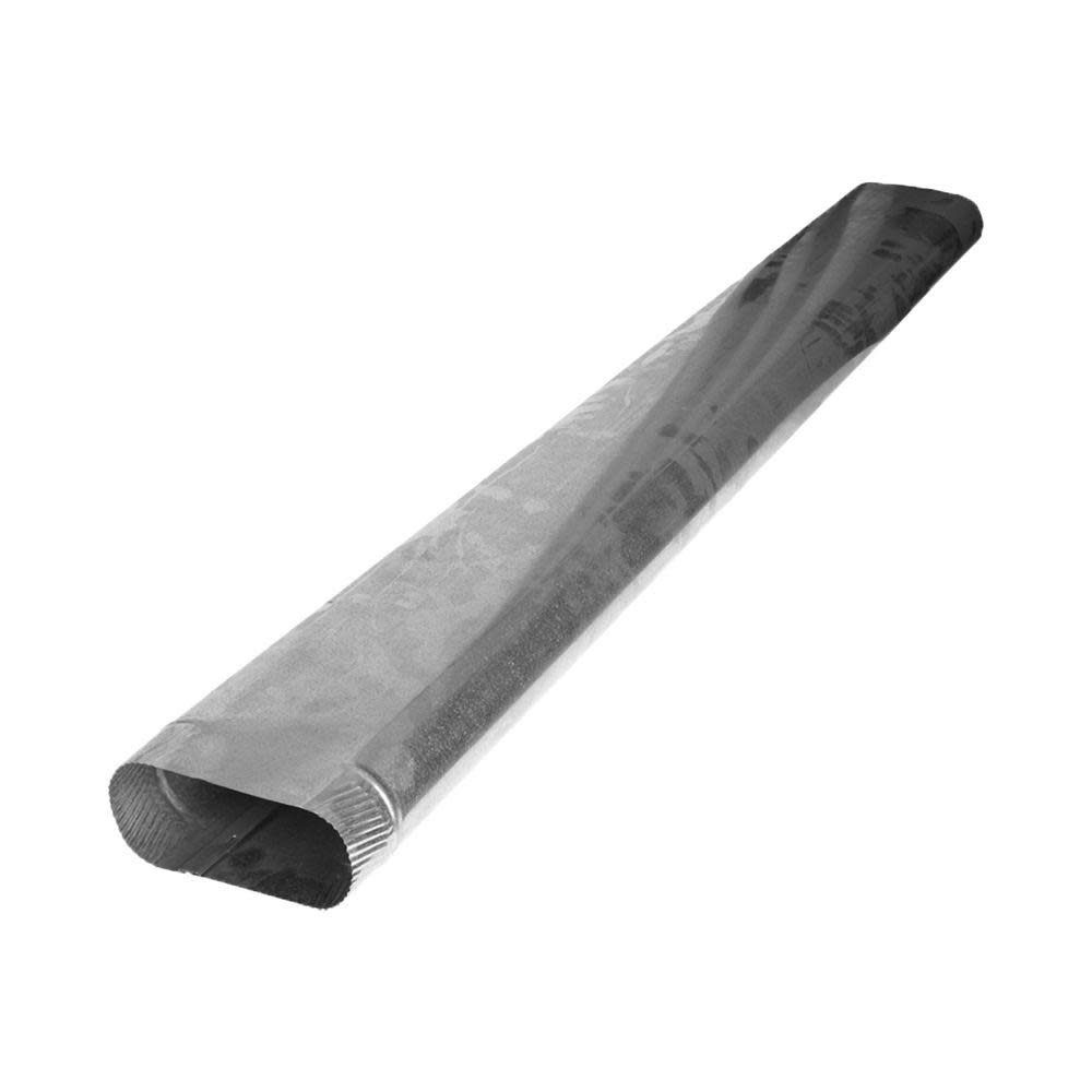 Oval Gas Vent 4-in x 60-in Galvanized Steel Oval Duct Pipe