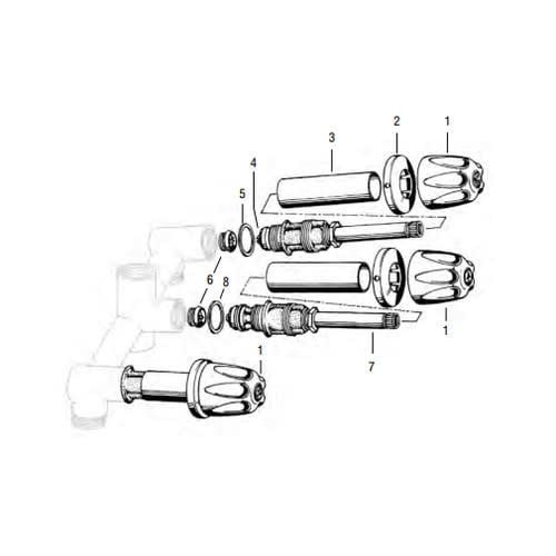 Price Pfister Old Style Verve Tub/Shower Rebuild Kit