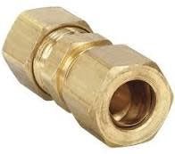 3/8 BRASS COMPRESSION COUPLING