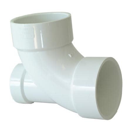 3 X 3 X 2 PVC/DWV 90 ELBOW W/LOW HEEL INLET