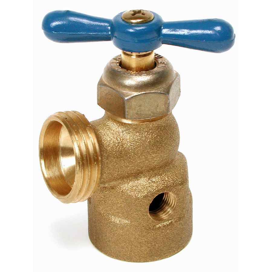 Brass Sill Cock W/Side Tap for Cooler
