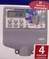 Orbit 4 Station Sprinkler Timer Controller Dual Program