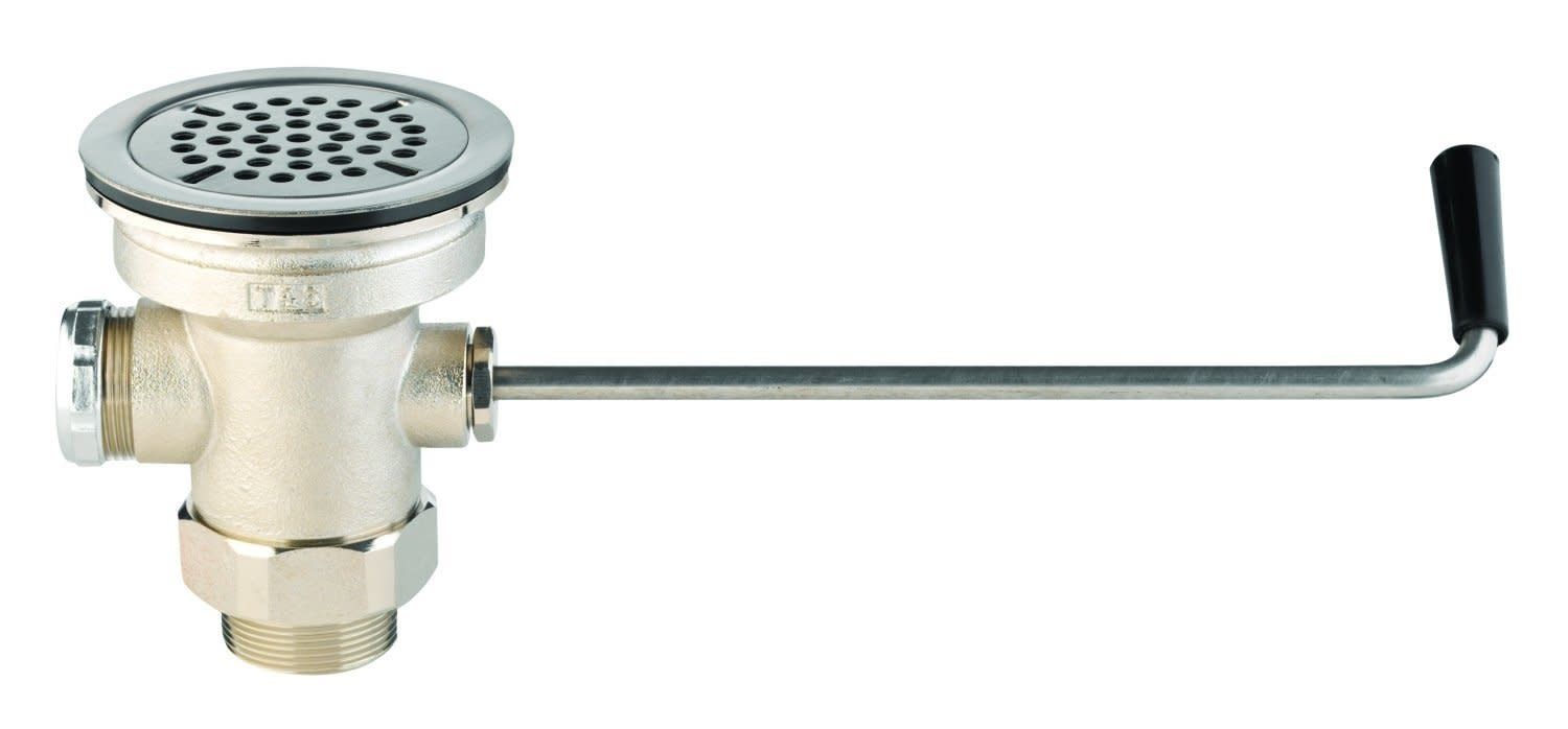 T&amp;S BRASS  Twist Handle Waste Drain Valve
