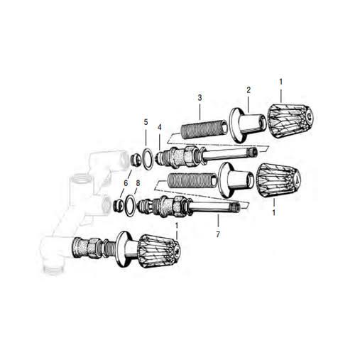 Price Pfister Tub/Shower Rebuild Kit2 Handle