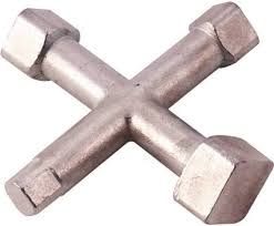 4 WAY COUNTERSUNK CLEANOUT WRENCH