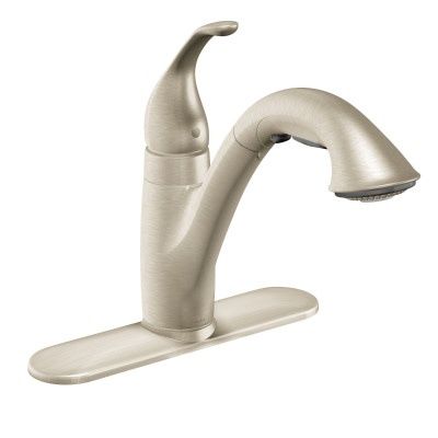 MOEN Camerist Classic Stainless One-Handle Low Arc Pullout Kitchen Faucet