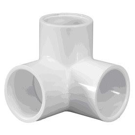 90-Degree PVC Sch 40 Side Outlet Elbow 1S x 1S x 1/2FIP