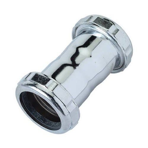 1 1/2 SLIP JOINT CHROME COUPLING