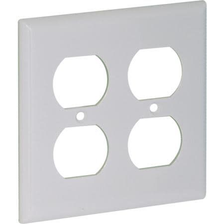 TWO GANG DUPLEX RECEPTACLE WALL PLATE
