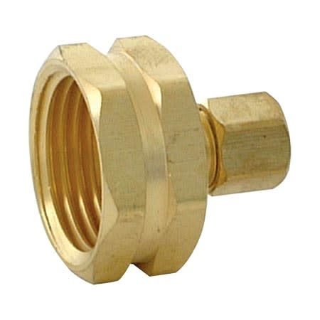 1/4" COMPRESSION X 3/4 HOSE ADAPTER