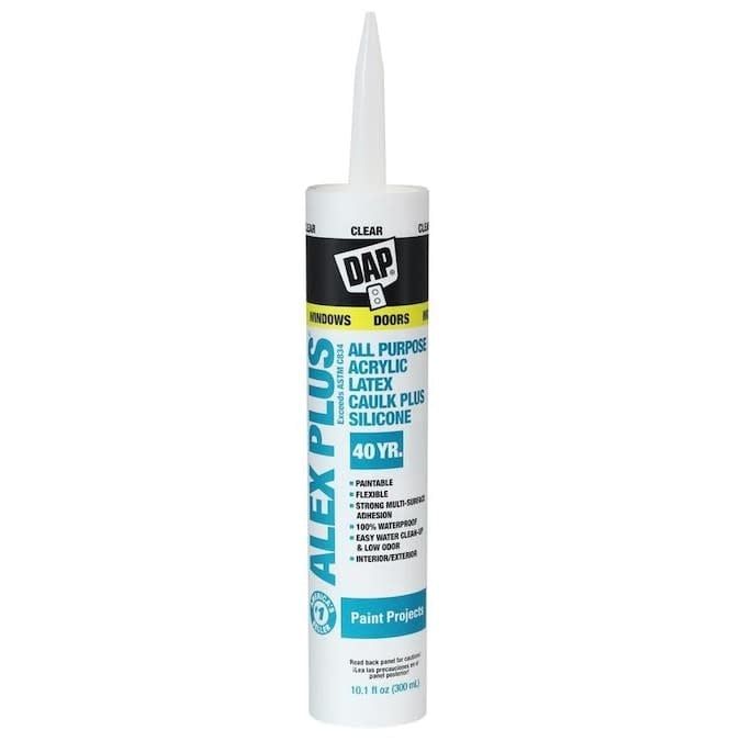 10.1-oz Clear Plus Latex Caulk