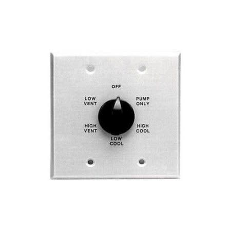 EVAPORATIVE COOLER THERMOSTAT 2 GANG