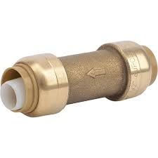 PUSHFIT BRASS CHECK VALVE 3/4&quot;