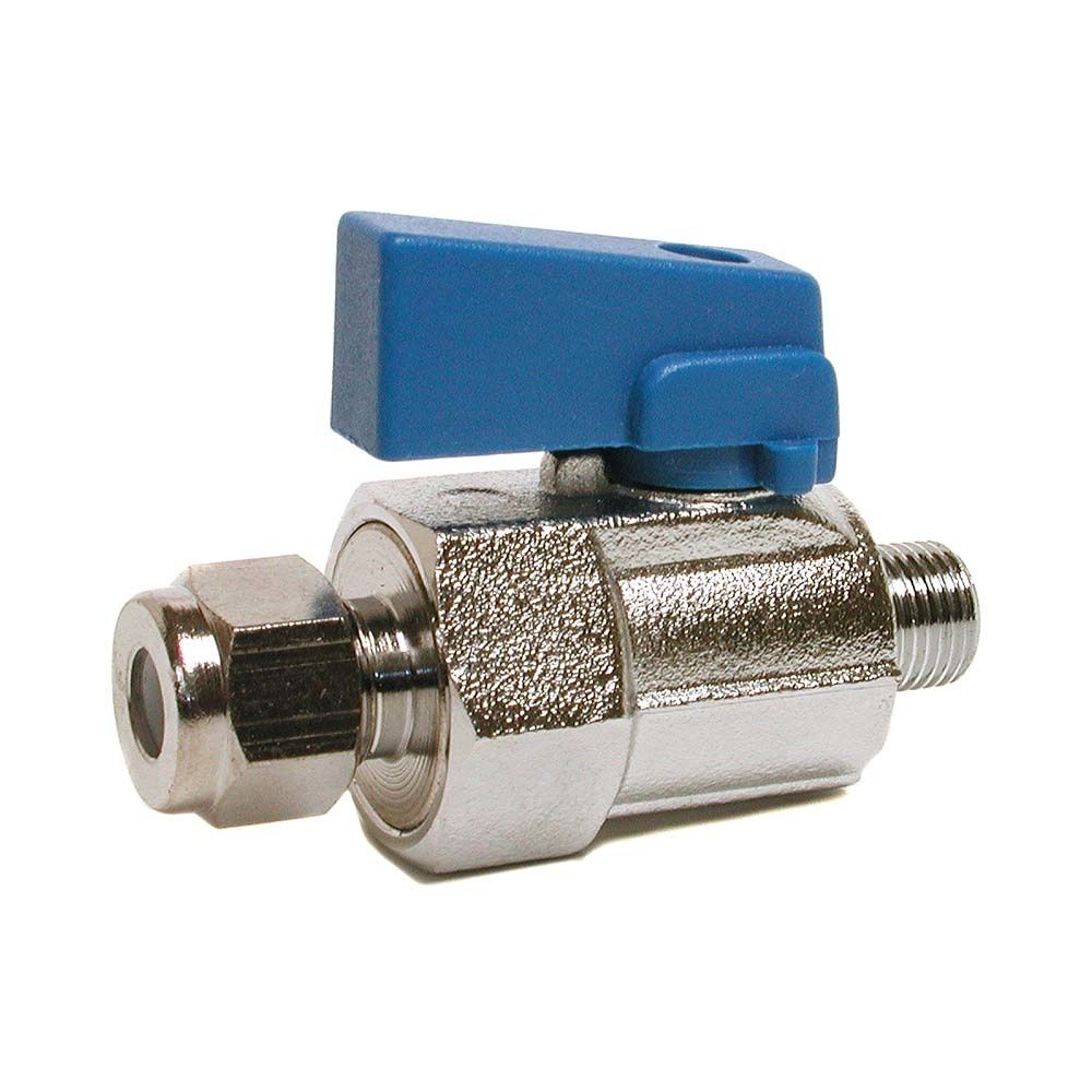 BALL VALVE STRAIGHT 1/8&quot; X 1/4&quot;