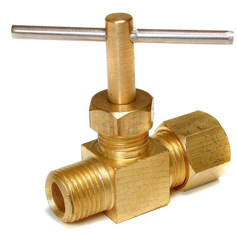 STRAIGHT NEEDLE VALVE 1/8&quot; X 1/4&quot;
