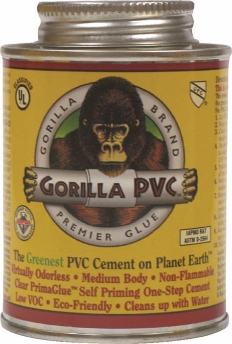 GORILLA PVC GLUE 8OZ
