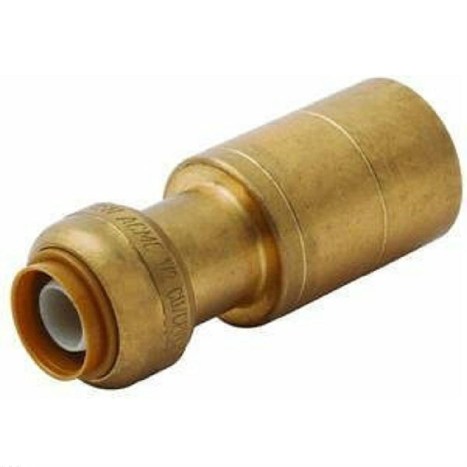 PUSHFIT BRASS  TO TAIL OD REDUCER 3/8&quot; X 1/2&quot;
