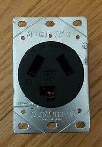 DRYER RECEPTACLE FLUSH MOUNT 30AMP  3W