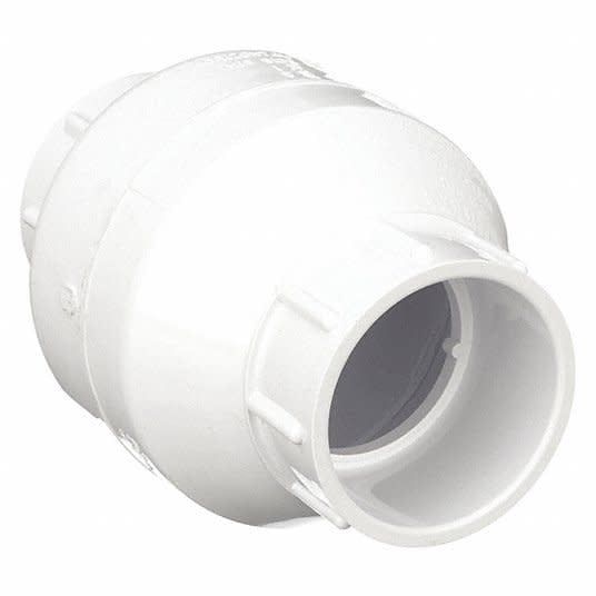 PVC CHECK VALVE 1 1/2&quot;