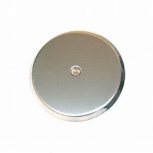 6" CHROME WALL CLEANOUT COVER