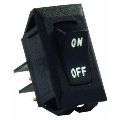12V WALL SWITCH BLACK LABELED