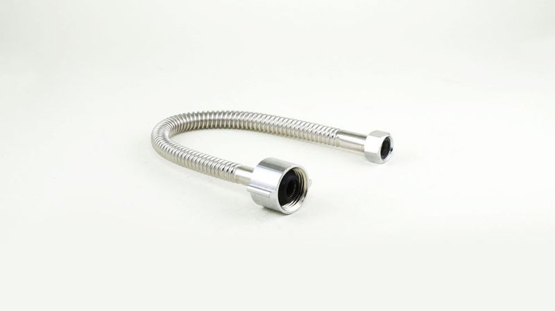 FALCON STAINLESS TOILET CONNECTORS 3/8&quot; X 7/8&quot; X 12&quot;