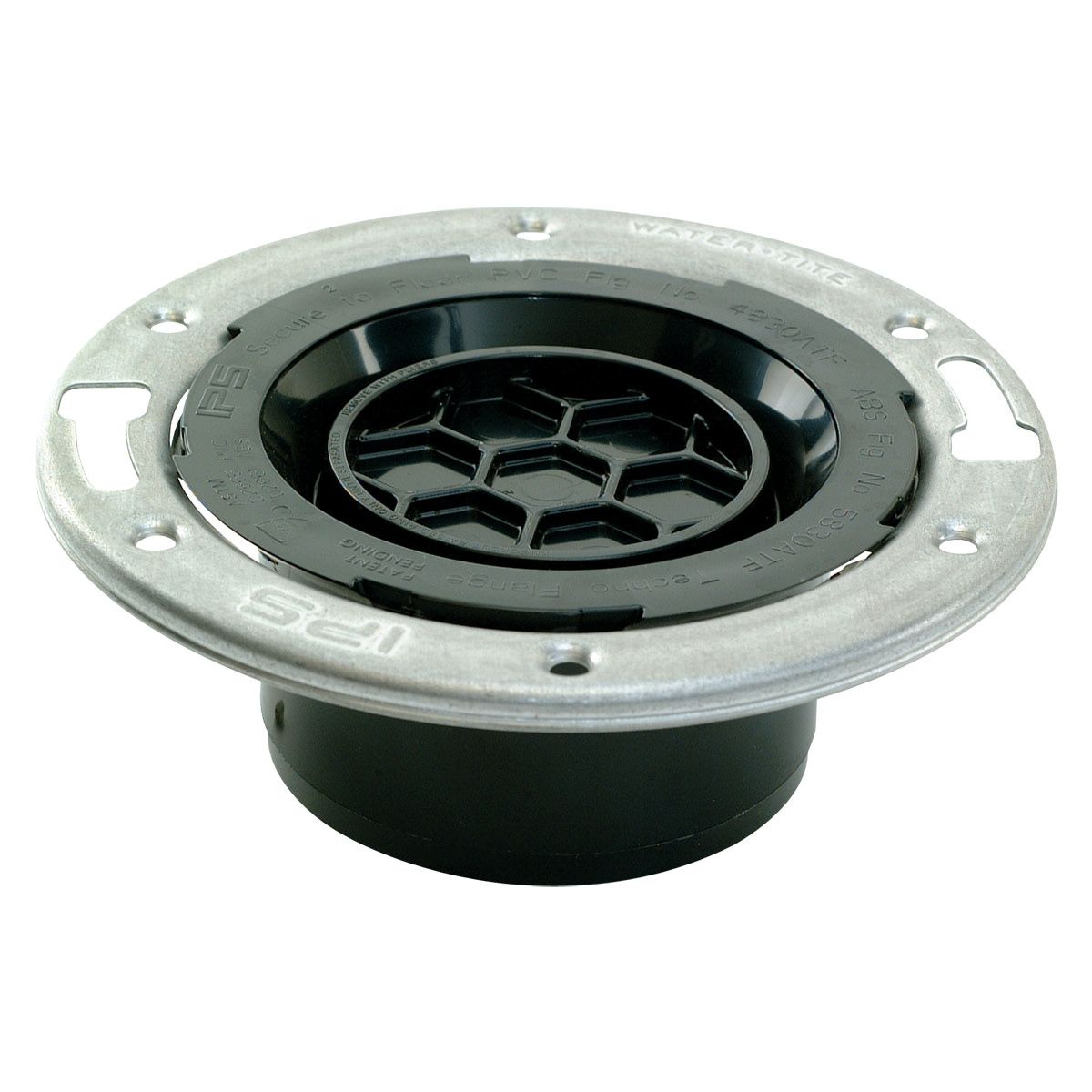 4″ x 3″ Hub Closet Techno Flange with Knockout
