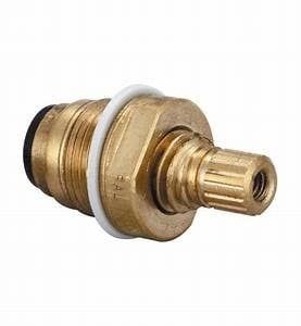 CENTRAL BRASS TWO HANDLE FAUCET-STEM ASSEMBLY-COLD