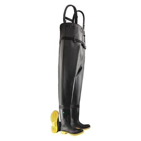 Dunlop Chest Waders,Men&#39;s, Steel Toe,Specify Size