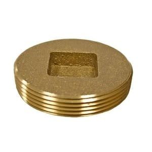 2 1/2&quot; Brass Cleanout Plug