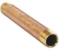 1 1/2&quot; X 6&quot; BRASS NIPPLE