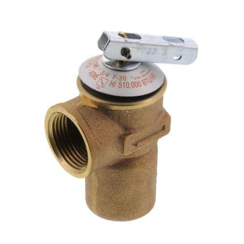3/4&quot; FIP x FIP F-30 Pressure Relief Valve 30 PSI Boiler