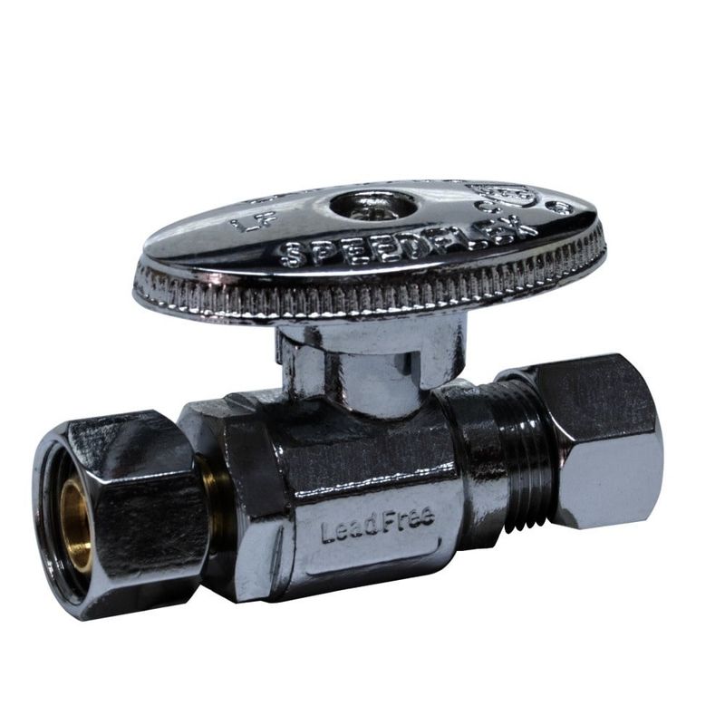 1/4-Turn Retrofit Stop Valve – 3/8 in. OD Female Comp. x 3/8 in. OD Comp.