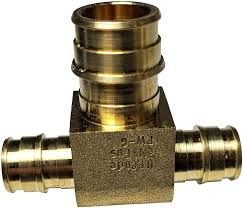 PRO PEX BRASS TEE 1/2&quot; X 1/2&quot; X 3/4&quot; TEE