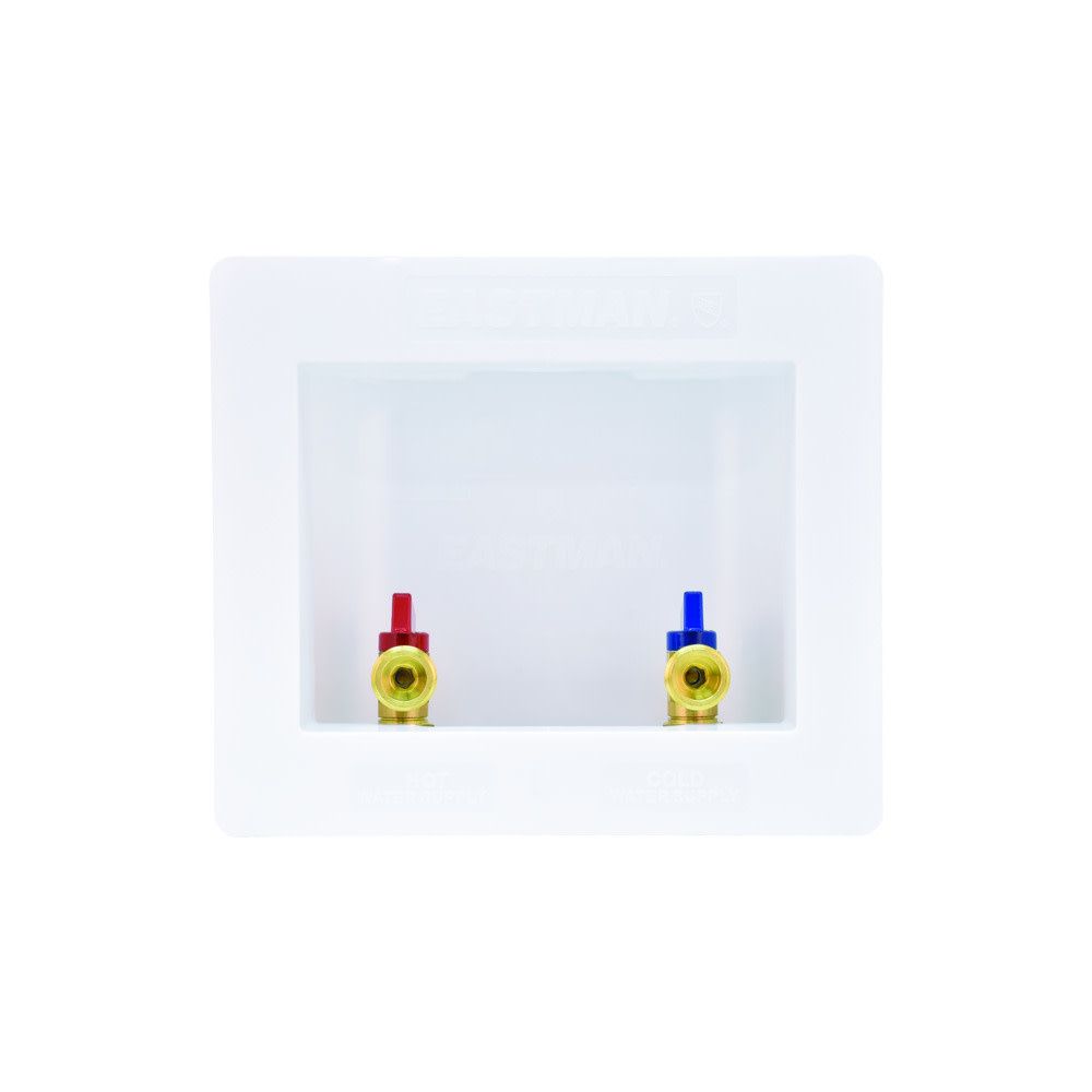 Center Drain Washing Machine Outlet Box – 1/2 in. Push-fit