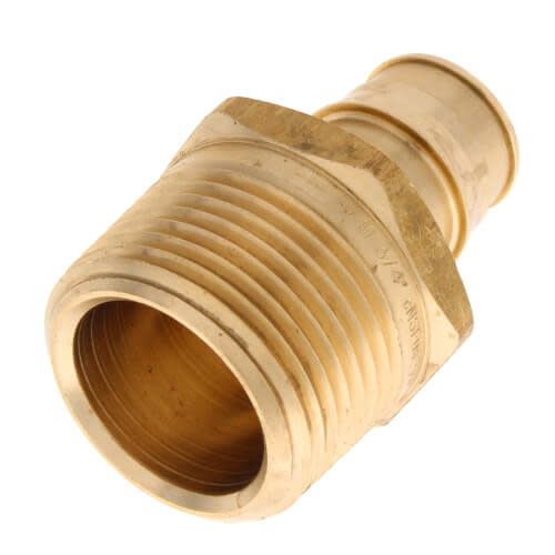 PRO PEX BRASS 3/4&quot; x 1&quot; MIP Adapter