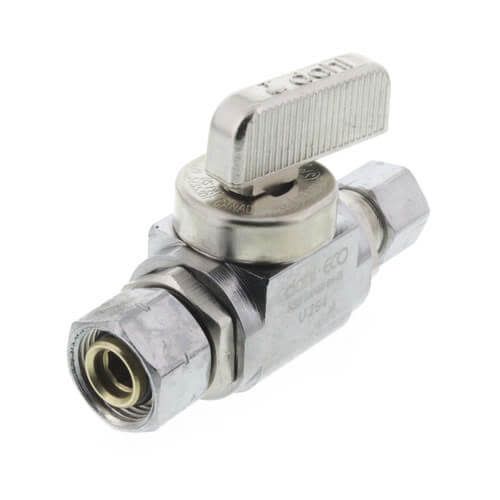 3/8&quot; Female Compression x 1/4&quot; Compression Straight Retrofit Supply Stop