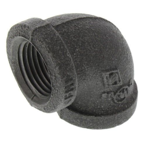 2 1/2" BLACK 90 ELBOW
