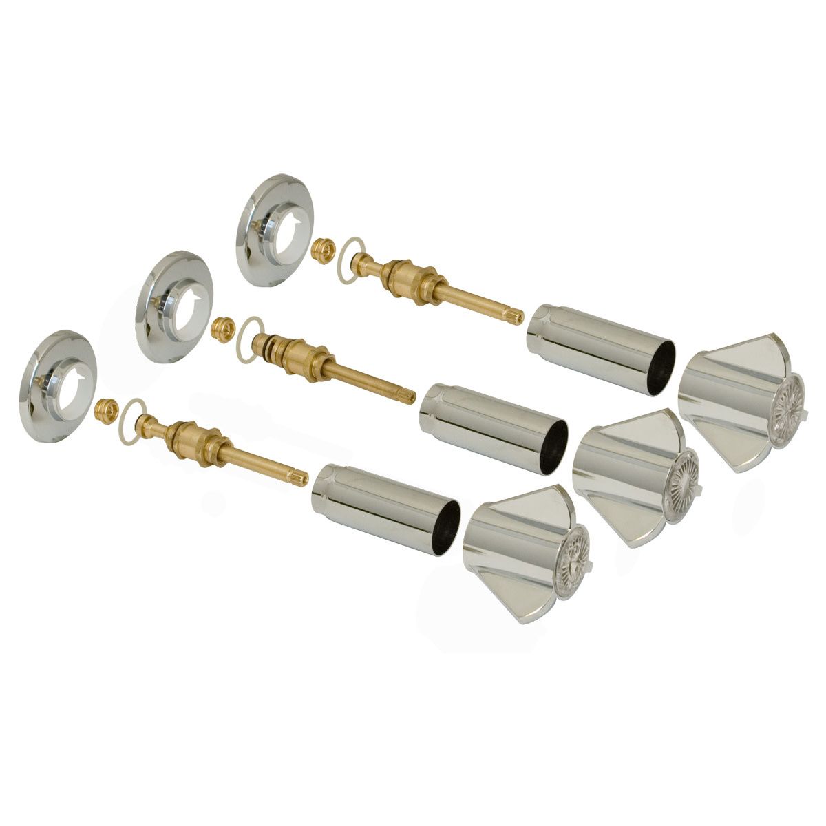 Sayco/ EZ FLOW Tub and Shower Rebuild Kit in Chrome