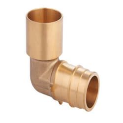 PRO PEX BRASS 3/4&quot; FEMALE SWEAT ELBOW