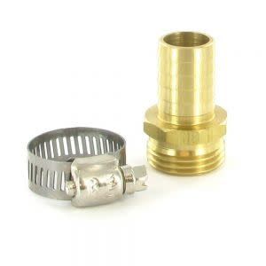 Aqualine Brass Hose Repair Fitting 5/8&quot; MHT