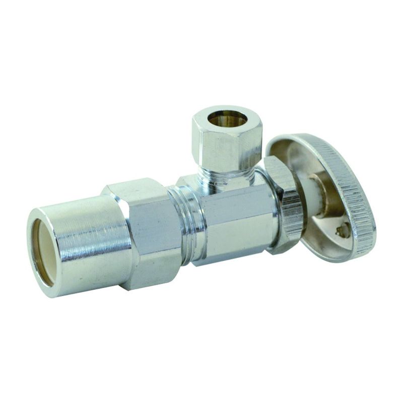 1/2″ CPVC x 3/8″ OD Comp. Multi-Turn Angle Stop Valve