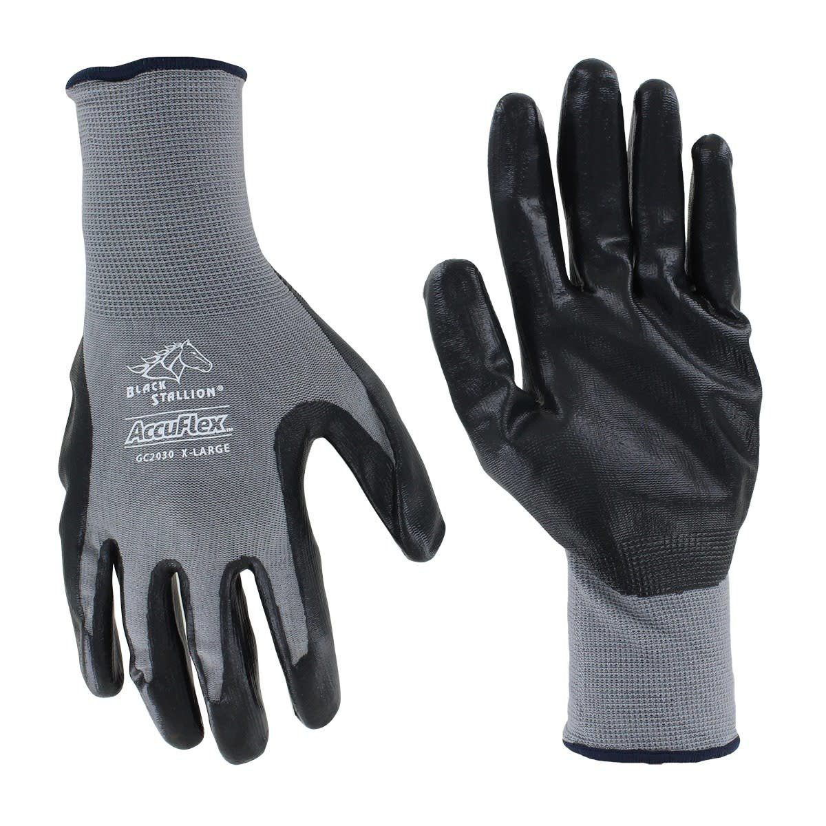LARGE AccuFlex A1 Cut Resistant Nitrile-Coated Nylon Gloves